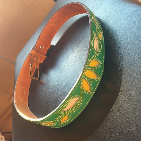 Ralph Lauren vintage western LEATHER belt - Picture 8 of 11